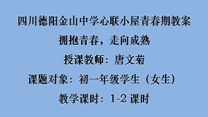 四川德阳金山中学心联小屋青春期教案